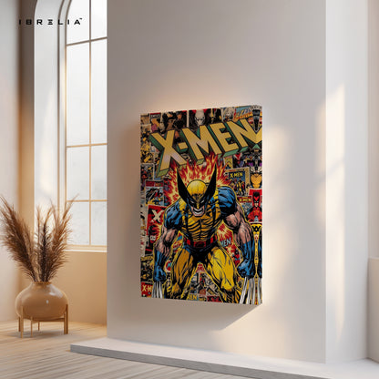 X-Men Wolverine Comic Art – 4K Ultra Wrap Frame Wall Art in Pakistan | IBRELIA™