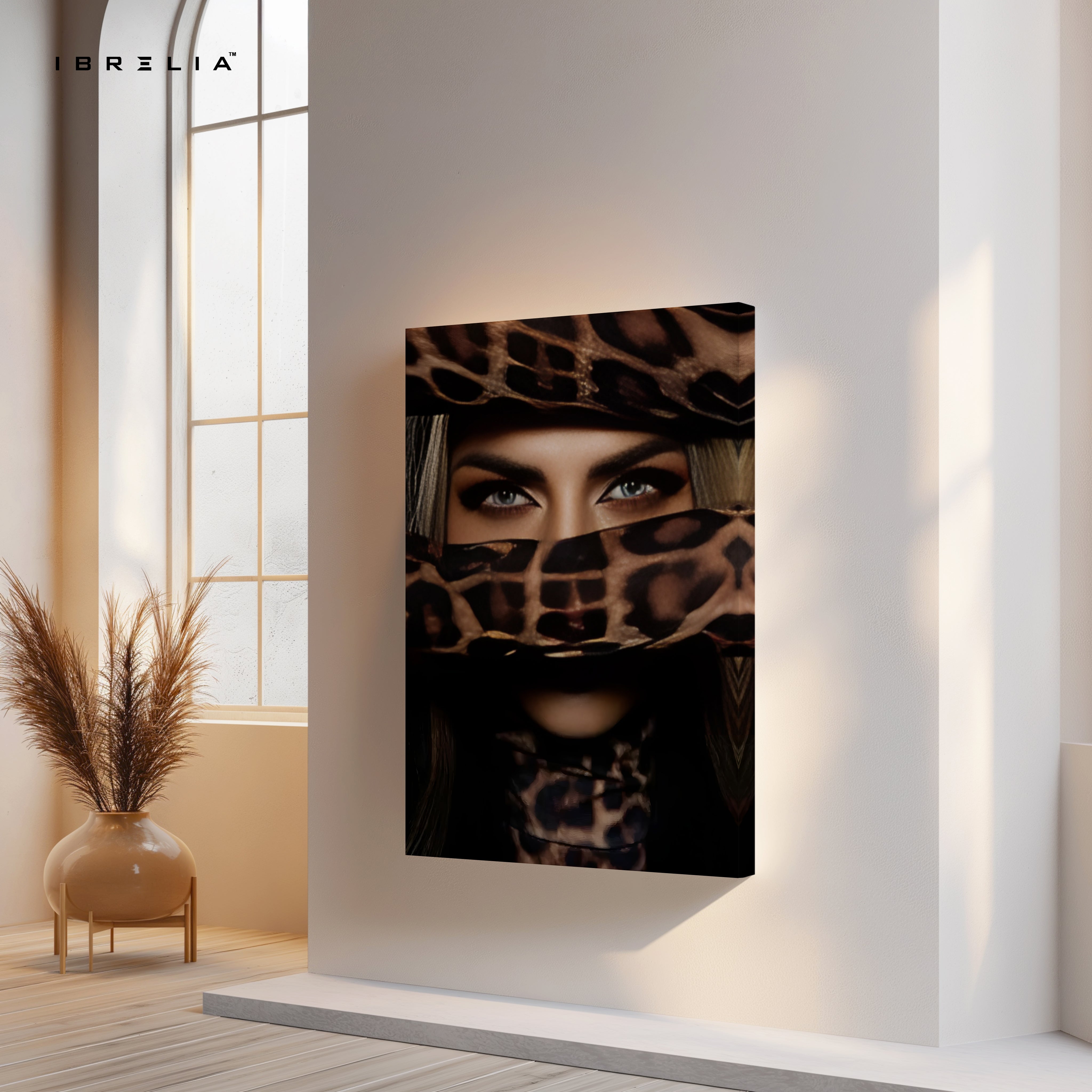 Veiled Leopard Queen Art – 4K Ultra Wrap Frame Wall Art in Pakistan | IBRELIA™