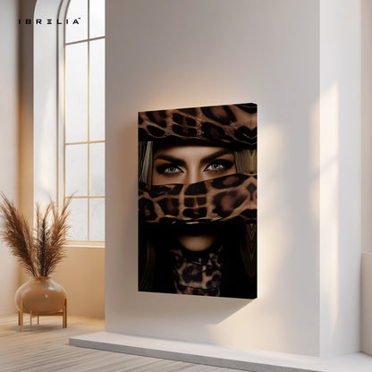 Veiled Leopard Queen Art – 4K Ultra Wrap Frame Wall Art in Pakistan | IBRELIA™