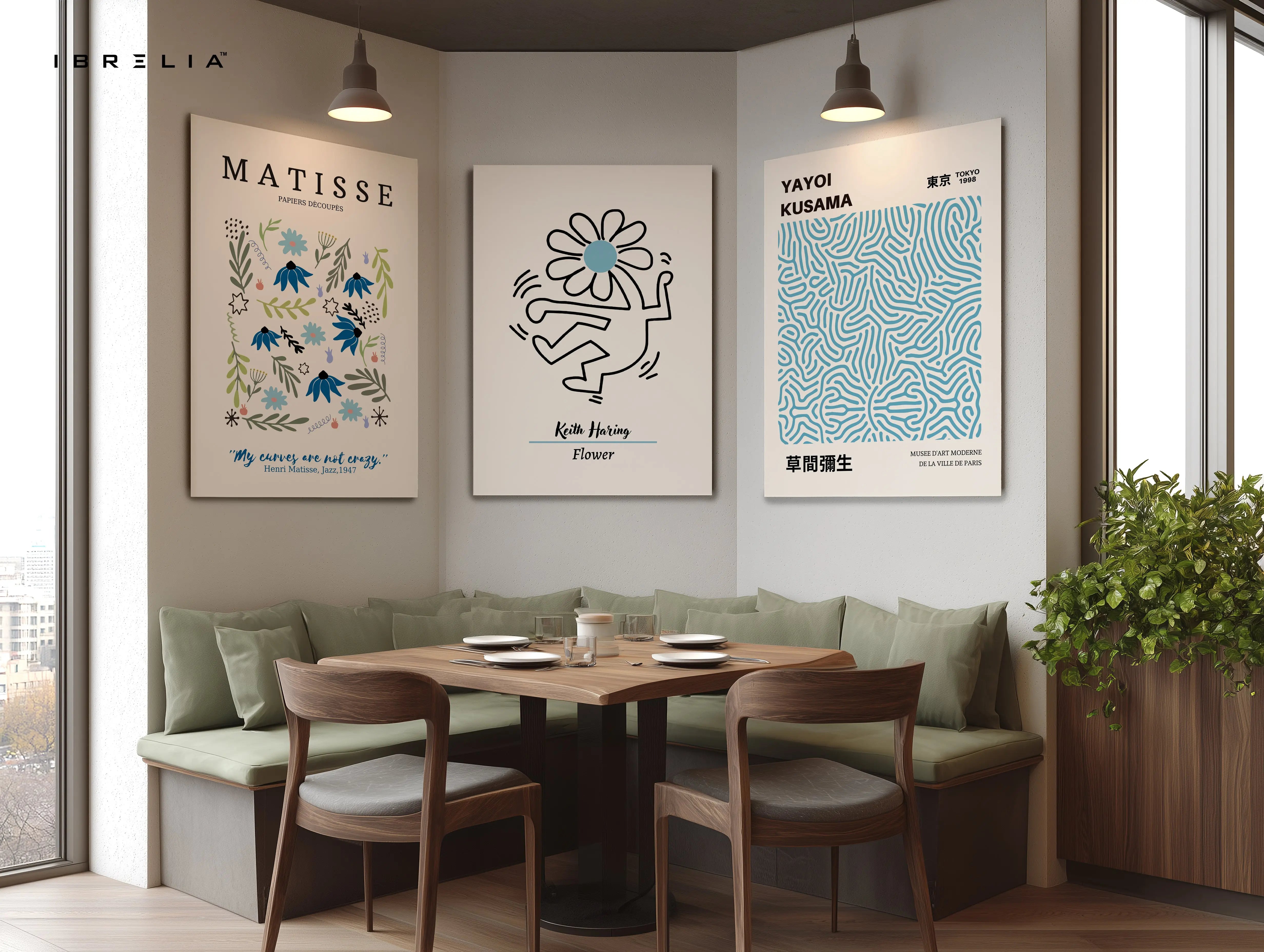 Modern Art Masters Floral Collection 3 Panel 4K Ultra HD Wall Art in Pakistan | IBRELIA™ IBRELIA