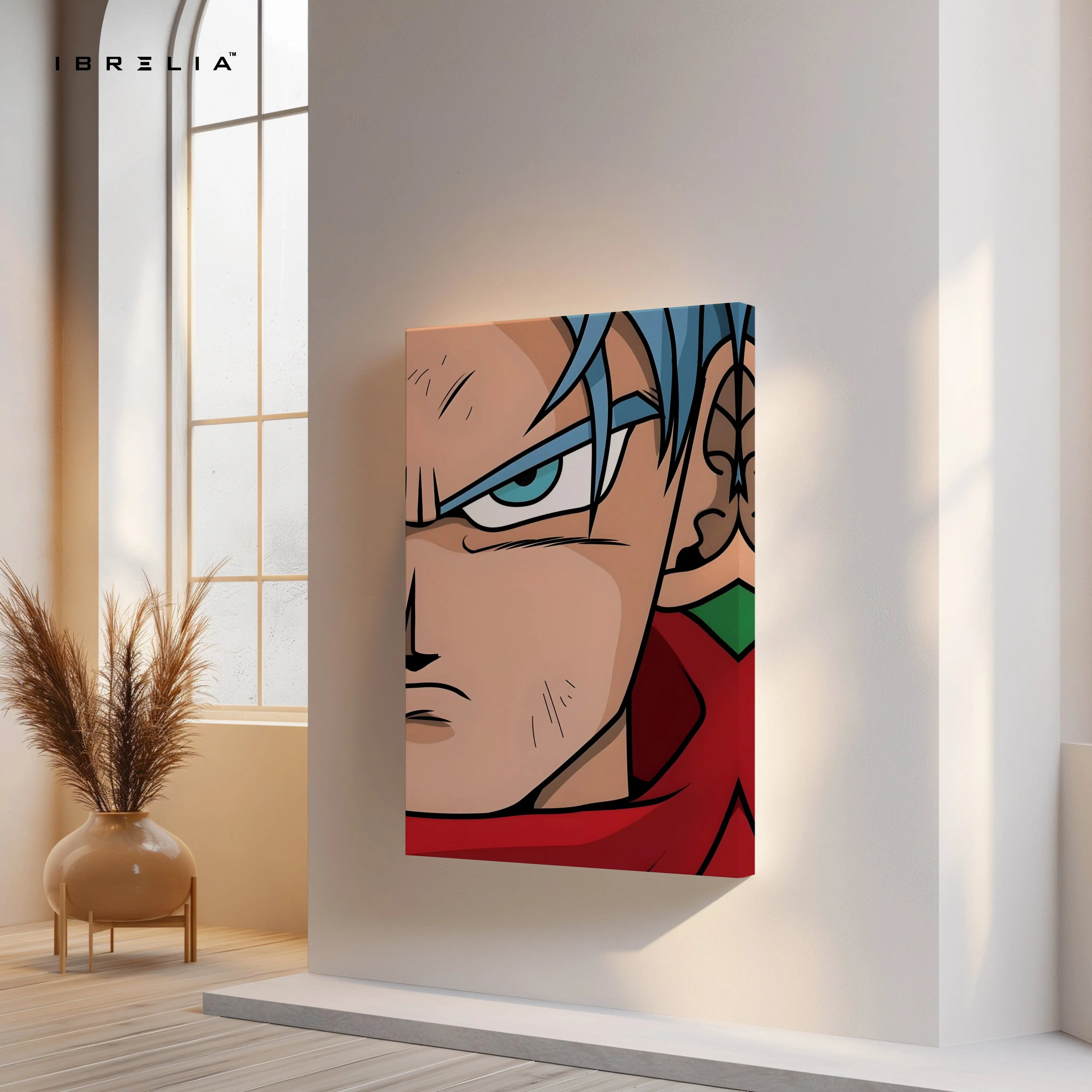 Trunks Anime Wall Art – Dragon Ball Canvas Frame | Future Trunks Poster Pakistan | IBRELIA™ IBRELIA