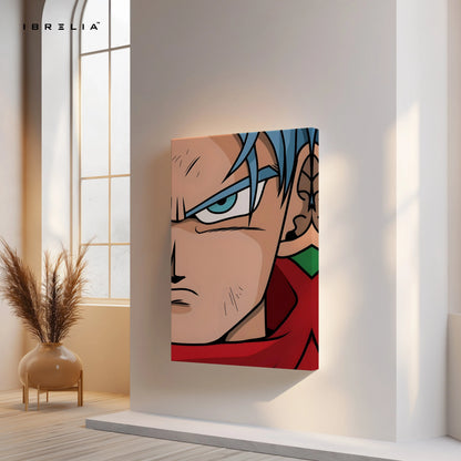 Trunks Anime Wall Art – Dragon Ball Canvas Frame | Future Trunks Poster Pakistan | IBRELIA™ IBRELIA