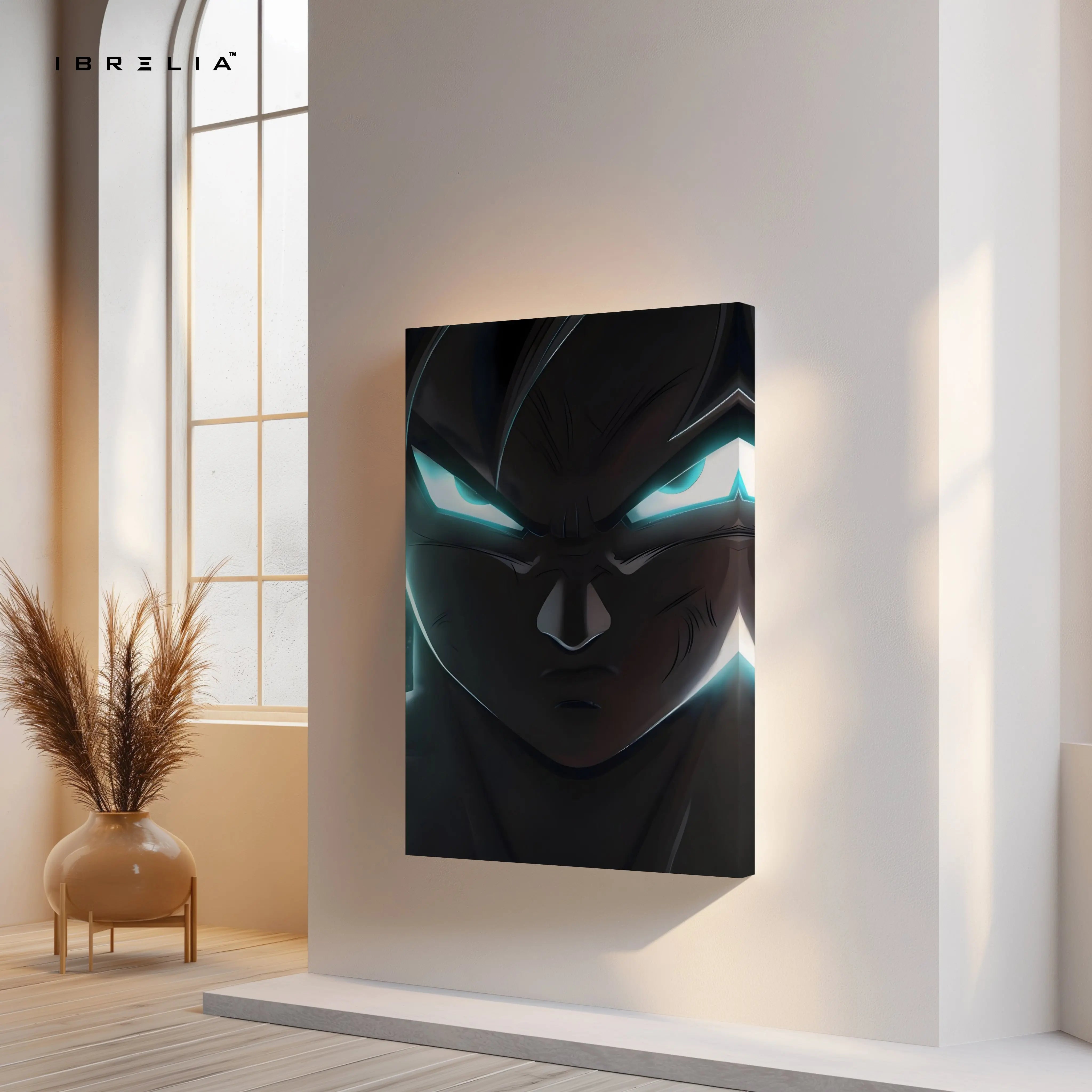 Vegeta Ultra Ego Wall Art – Dragon Ball Anime Canvas Frame | Saiyan Power Poster Pakistan | IBRELIA™ IBRELIA