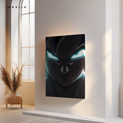 Vegeta Ultra Ego Wall Art – Dragon Ball Anime Canvas Frame | Saiyan Power Poster Pakistan | IBRELIA™ IBRELIA