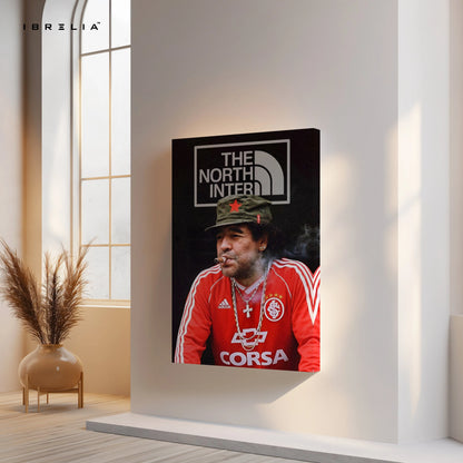 Street Style Rebel Portrait Wall Art – Urban Vintage Canvas Frame | Bold Fashion Poster Pakistan | IBRELIA™ IBRELIA