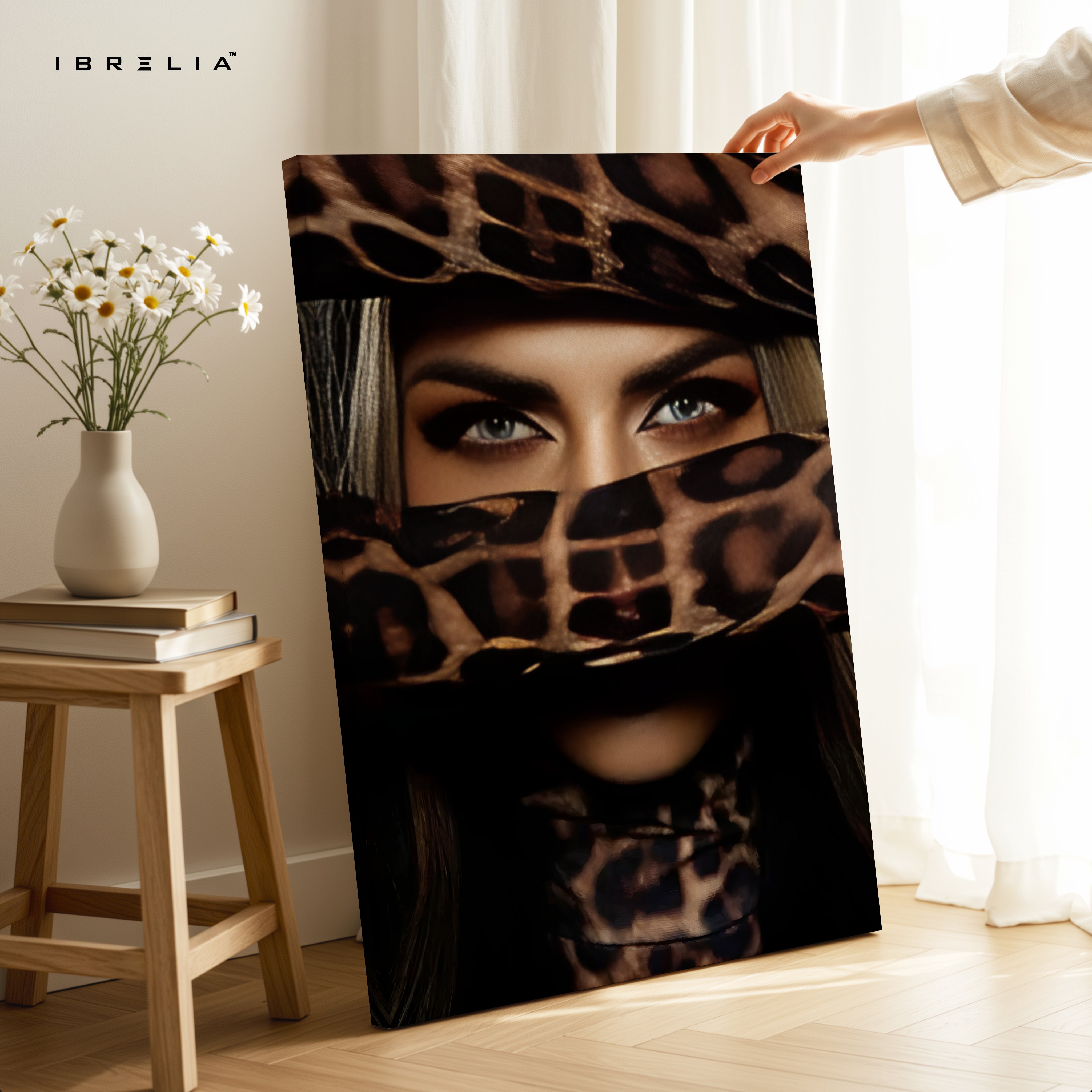 Veiled Leopard Queen Art – 4K Ultra Wrap Frame Wall Art in Pakistan | IBRELIA™