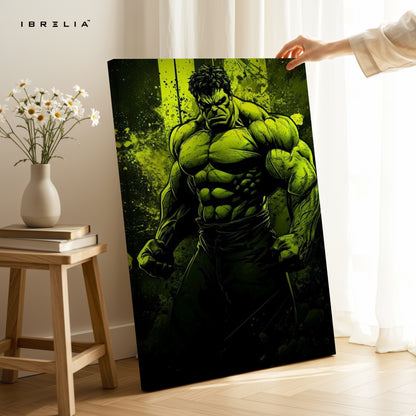 Hulk Rage Power Art – 4K Ultra Wrap Frame Wall Art in Pakistan | IBRELIA™