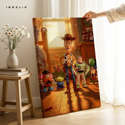 Toy Room Legends – Animated Friendship Pop Culture Art | 4K Ultra Wrap Frame Wall Art in Pakistan | IBRELIA™