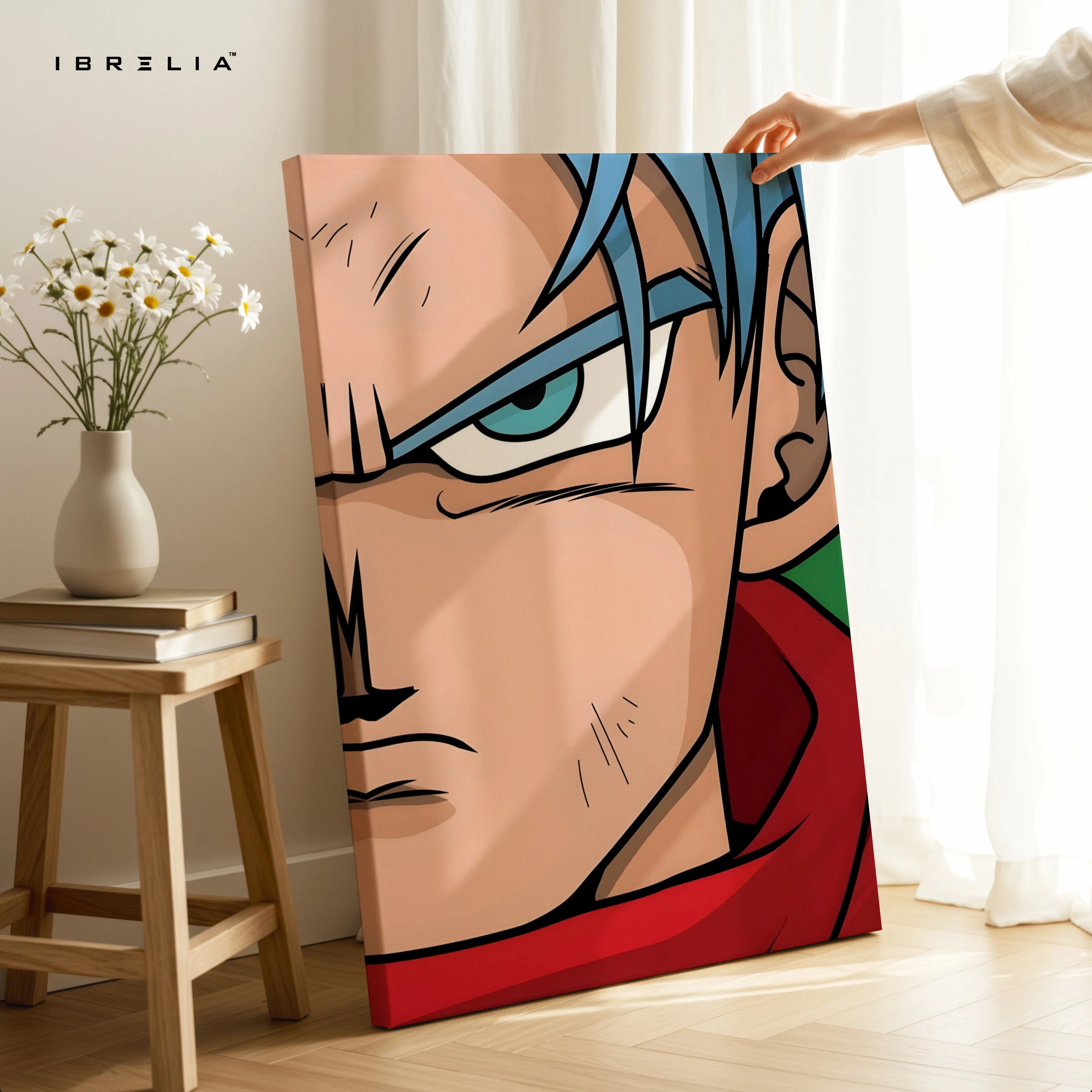 Trunks Anime Wall Art – Dragon Ball Canvas Frame | Future Trunks Poster Pakistan | IBRELIA™ IBRELIA