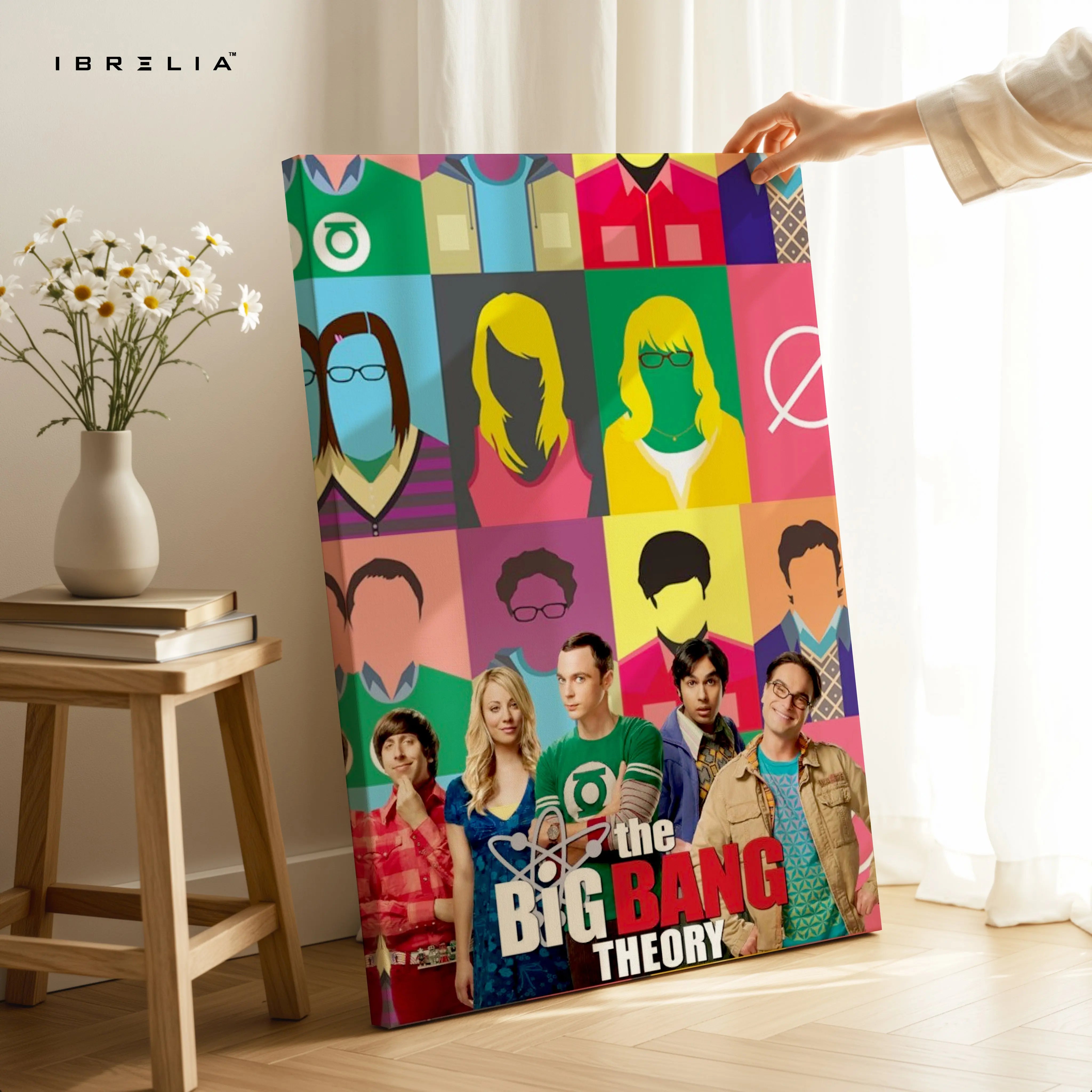 The Big Bang Theory Wall Art – Sitcom Characters Canvas Frame | Pop Culture Poster Pakistan | IBRELIA™ IBRELIA