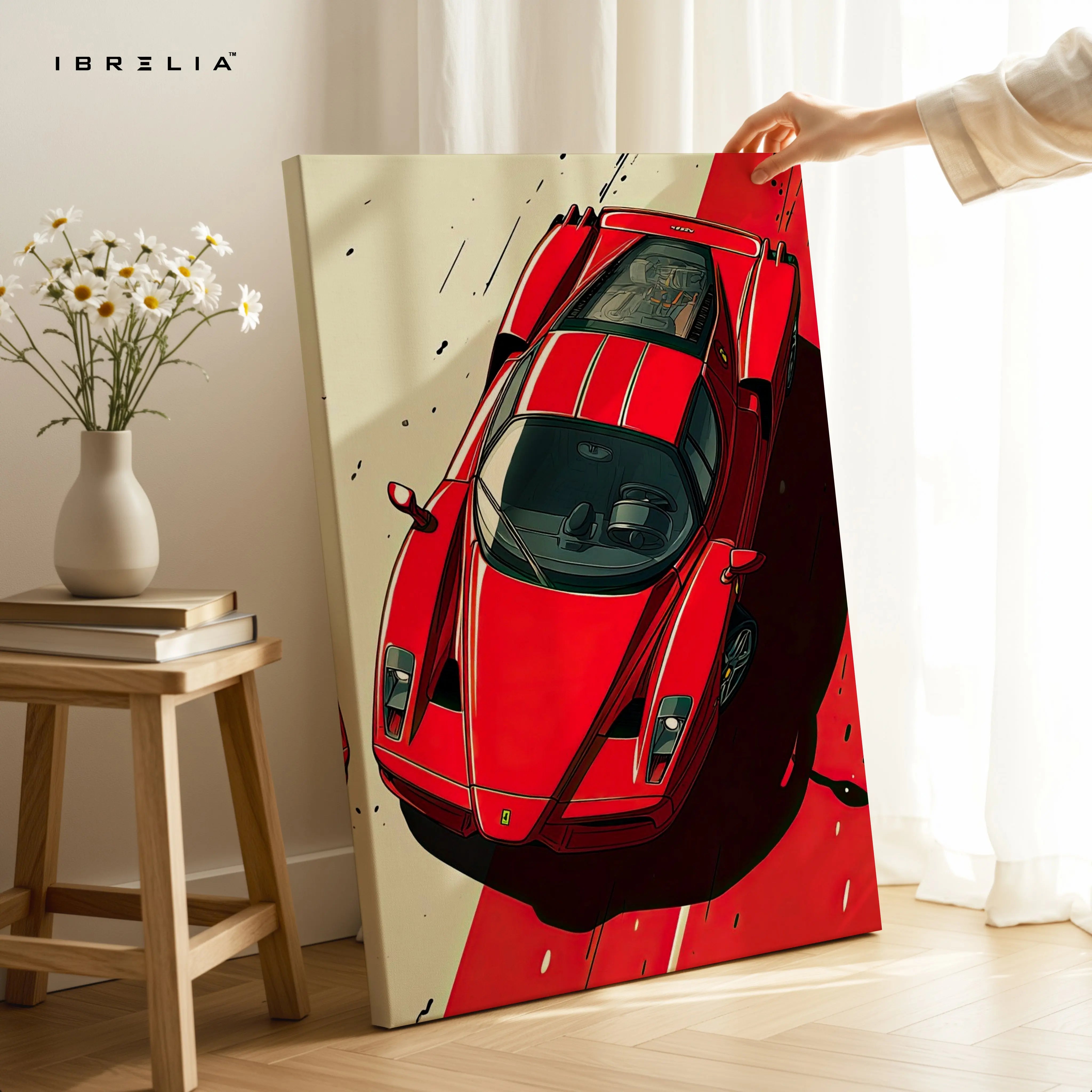 Ferrari Enzo Wall Art – Supercar Canvas Pakistan | IBRELIA™