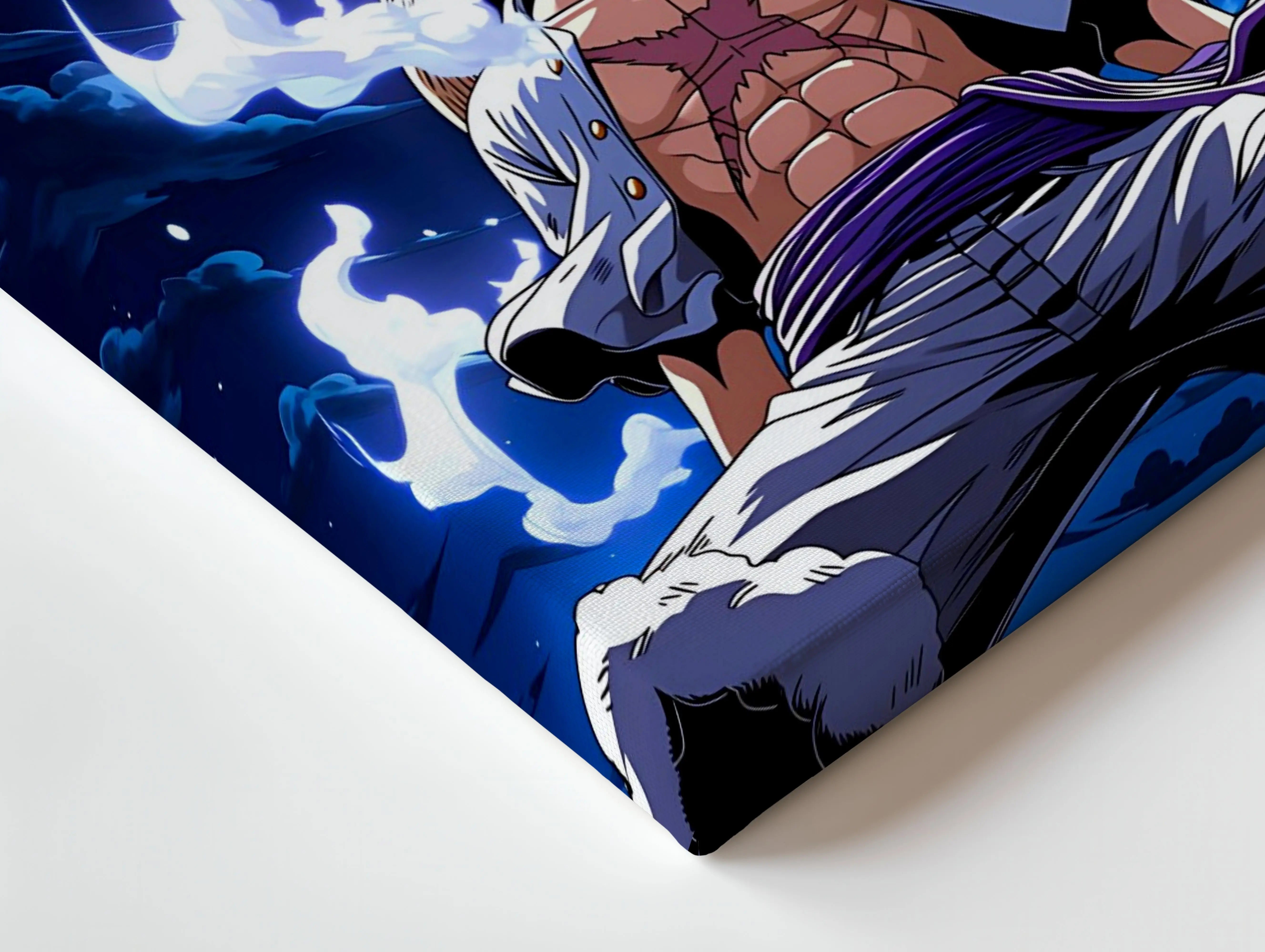 Luffy Gear 5 Wall Art – One Piece Anime Canvas Frame | Sun God Nika Poster Pakistan | IBRELIA™ IBRELIA