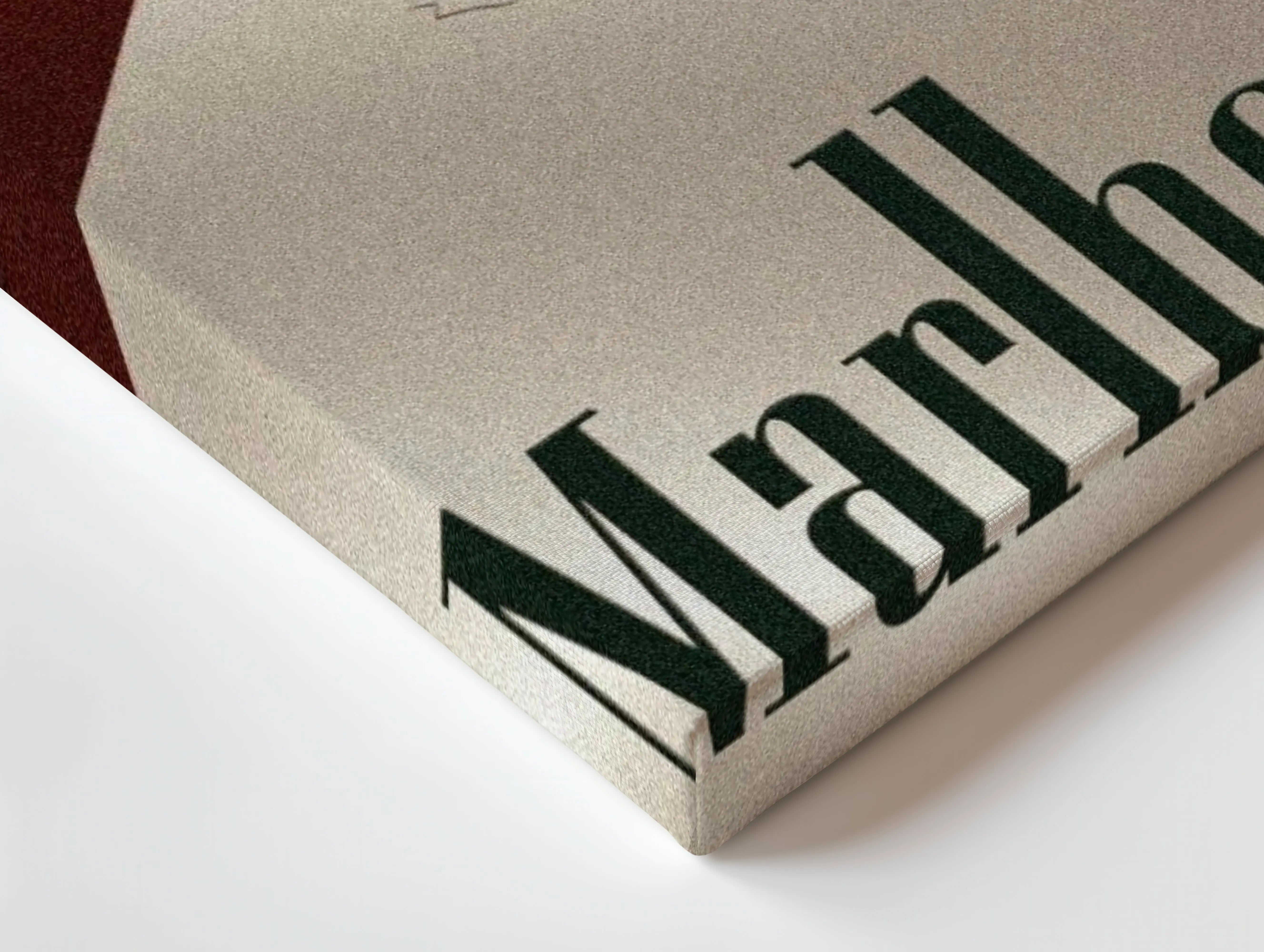 Marlboro Minimalist Wall Art – Vintage Cigarette Pack Canvas Frame | Bold Retro Graphic Poster Pakistan | IBRELIA™ IBRELIA