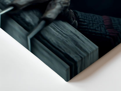 Shadow Claw Watcher – Dark Cinematic Horror Art | 4K Ultra Wrap Frame Wall Art in Pakistan | IBRELIA™