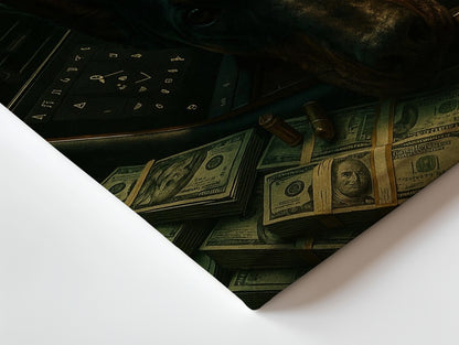 Luxury Doberman in Rolls Royce – 4K Ultra Wrap Frame Wall Art in Pakistan | IBRELIA™