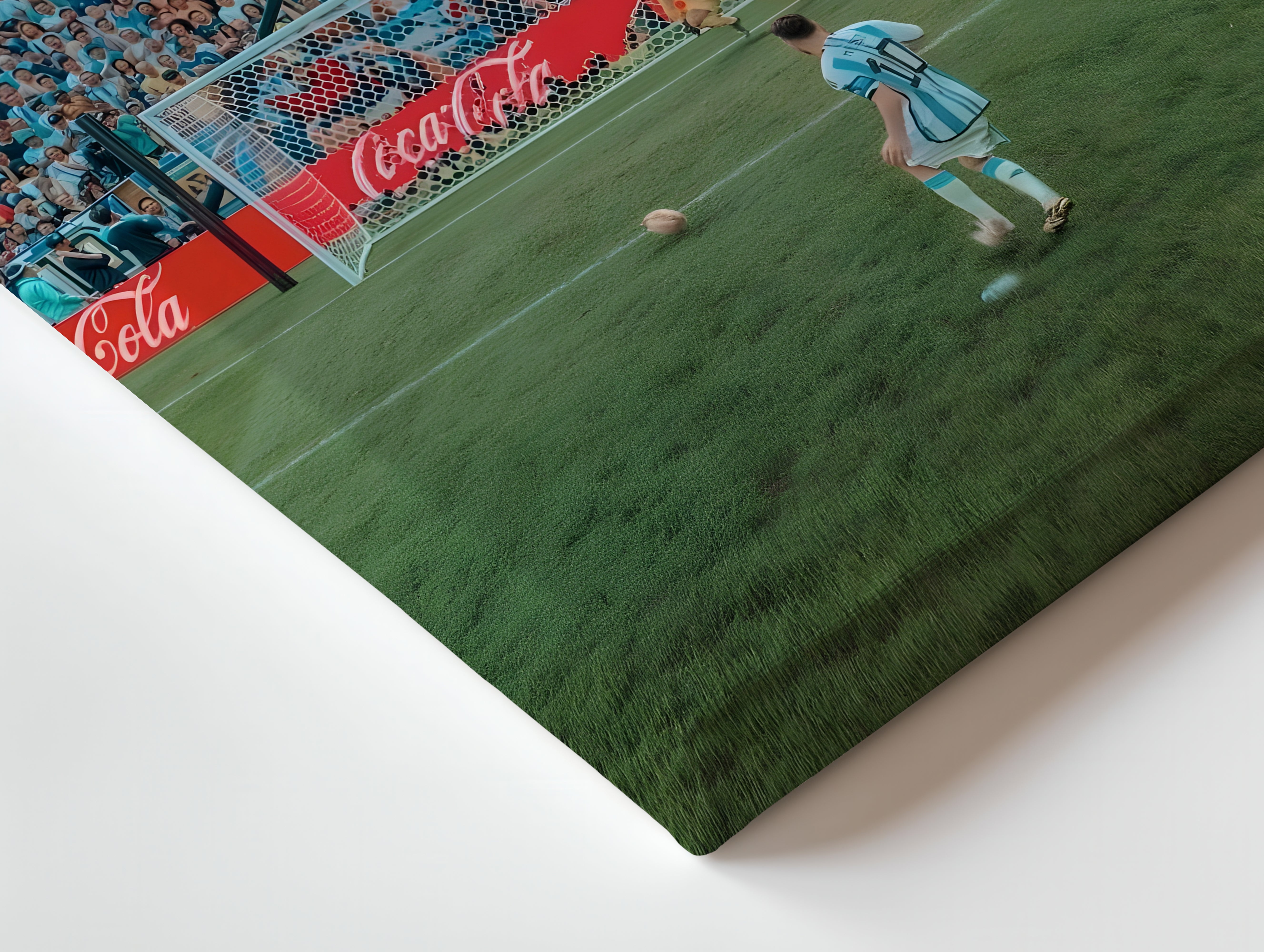 Lionel Messi Iconic Penalty Moment Argentina Art – 4K Ultra Wrap Frame Wall Art in Pakistan | IBRELIA™