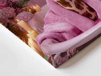 Self-Care Giraffe Art – 4K Ultra Wrap Frame Wall Art in Pakistan | IBRELIA™