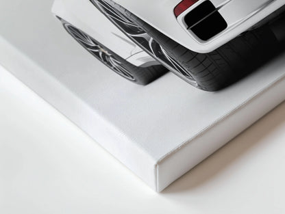 Porsche 911 Minimal Luxury Wall Art – Modern Sports Car Poster | 4K Ultra Wrap Frame Wall Art in Pakistan | IBRELIA™ IBRELIA
