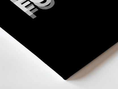 Focus Minimal Typography Art – Modern Motivation Quote | 4K Ultra Wrap Frame Wall Art in Pakistan | IBRELIA™