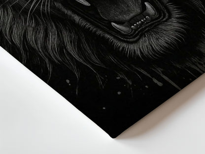 Blue-Eyed Fury – Roaring Lion 4K Ultra Wrap Frame Wall Art in Pakistan | IBRELIA™