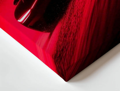 Red Supercar Motion Wall Art – Luxury Automotive Canvas Frame | Modern Sports Car Poster Pakistan | IBRELIA™ IBRELIA