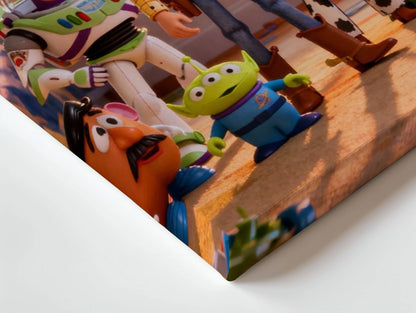 Toy Story Characters Wall Art – Animated Movie Canvas Frame | Kids Room Cartoon Decor Pakistan | IBRELIA™ IBRELIA
