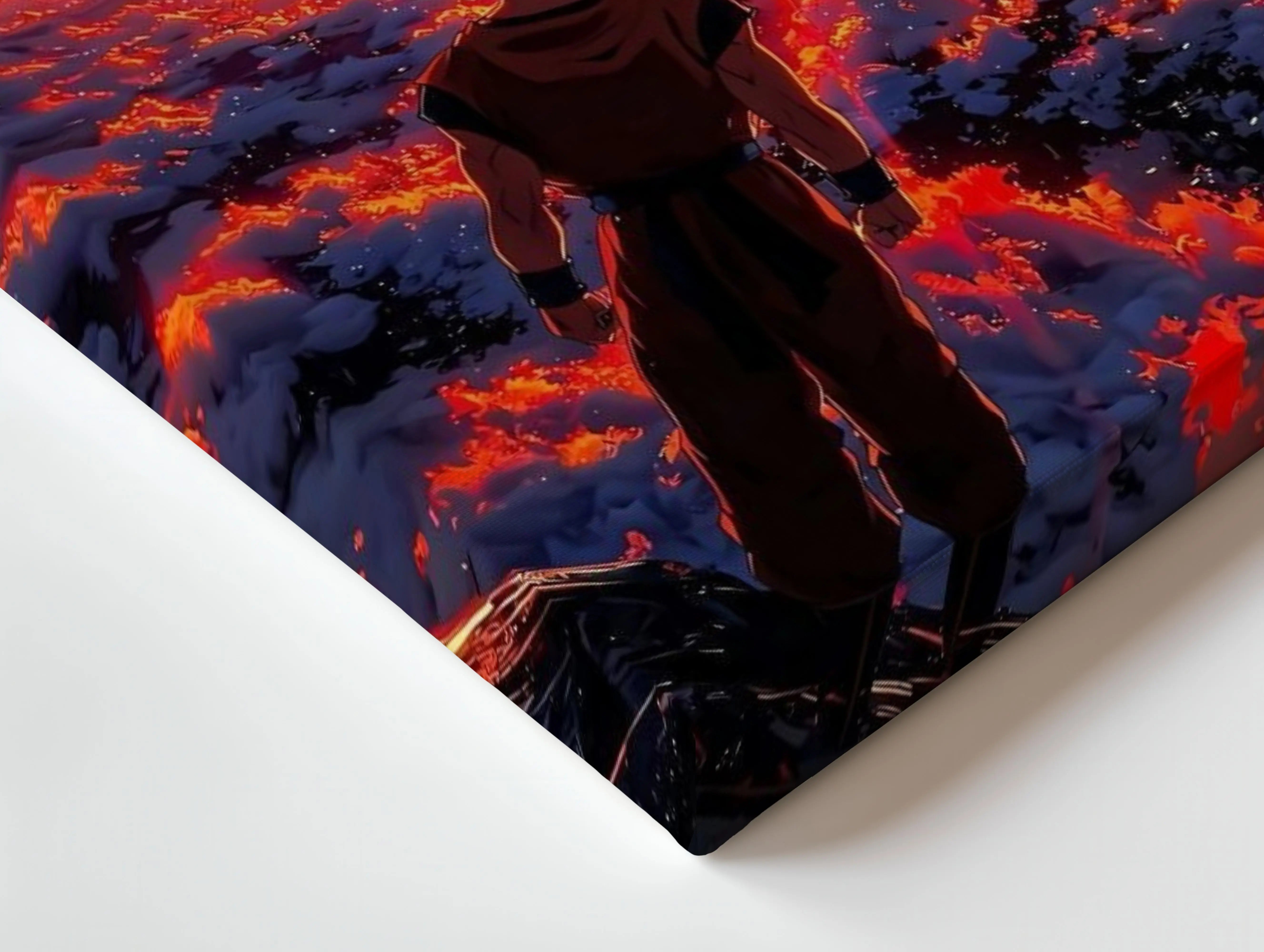Goku Dragon Sky Wall Art – Anime Sunset Canvas Frame | Dragon Ball Poster Pakistan | IBRELIA™ IBRELIA