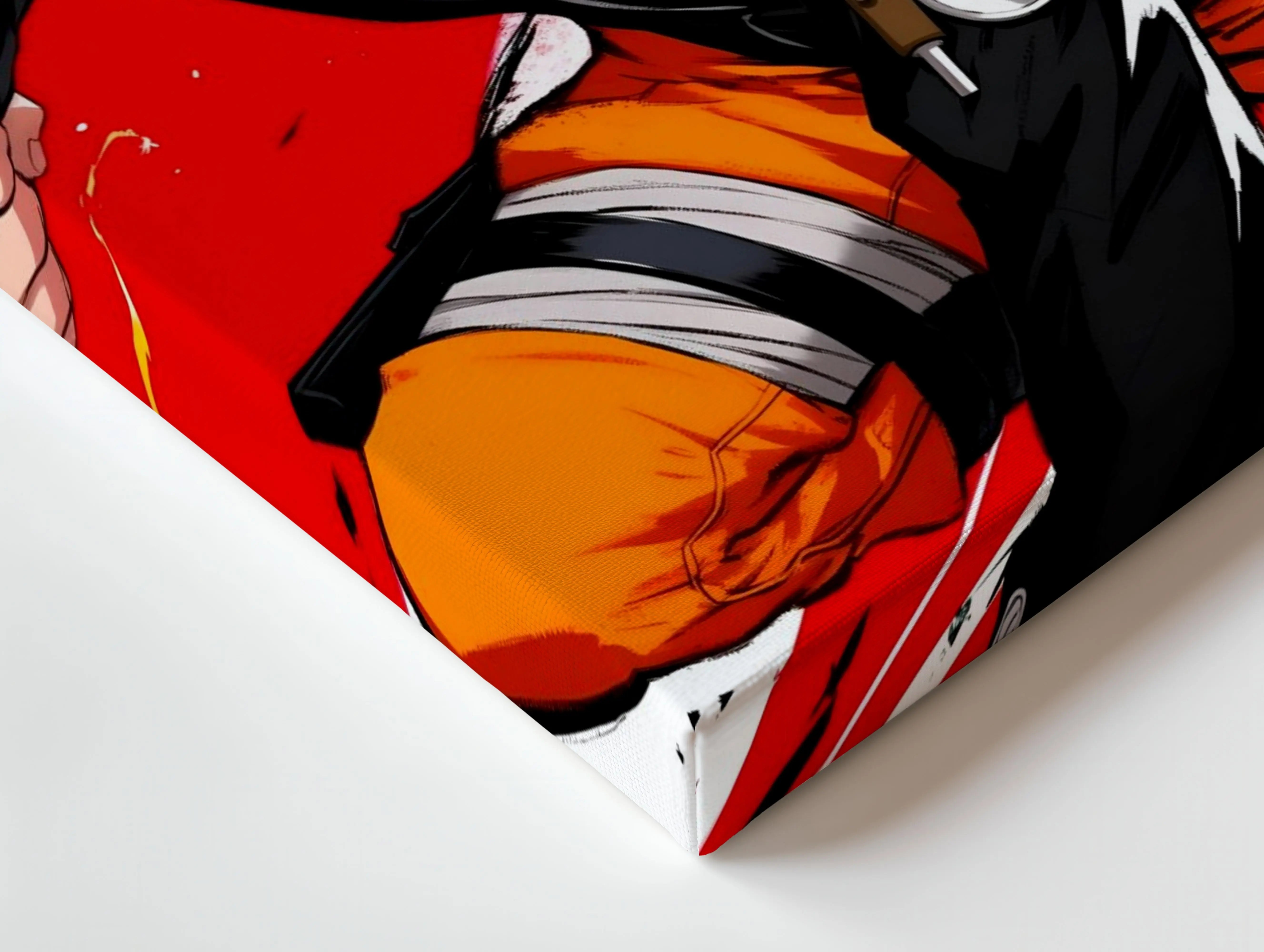 Naruto Action Wall Art – Anime Battle Canvas Frame | Naruto Uzumaki Poster Pakistan | IBRELIA™ IBRELIA