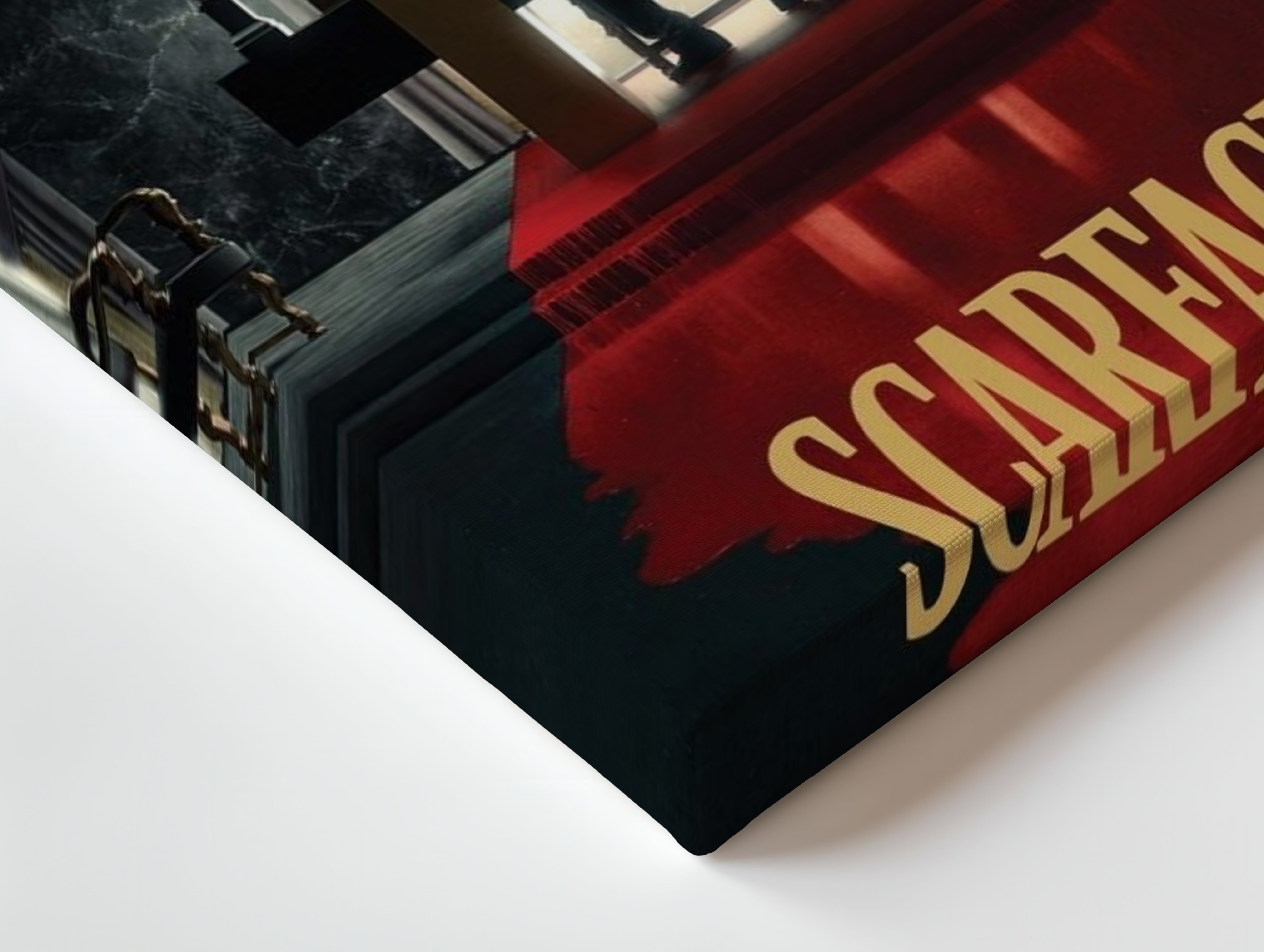 Scarface Throne Power Art – 4K Ultra Wrap Frame Wall Art in Pakistan | IBRELIA™