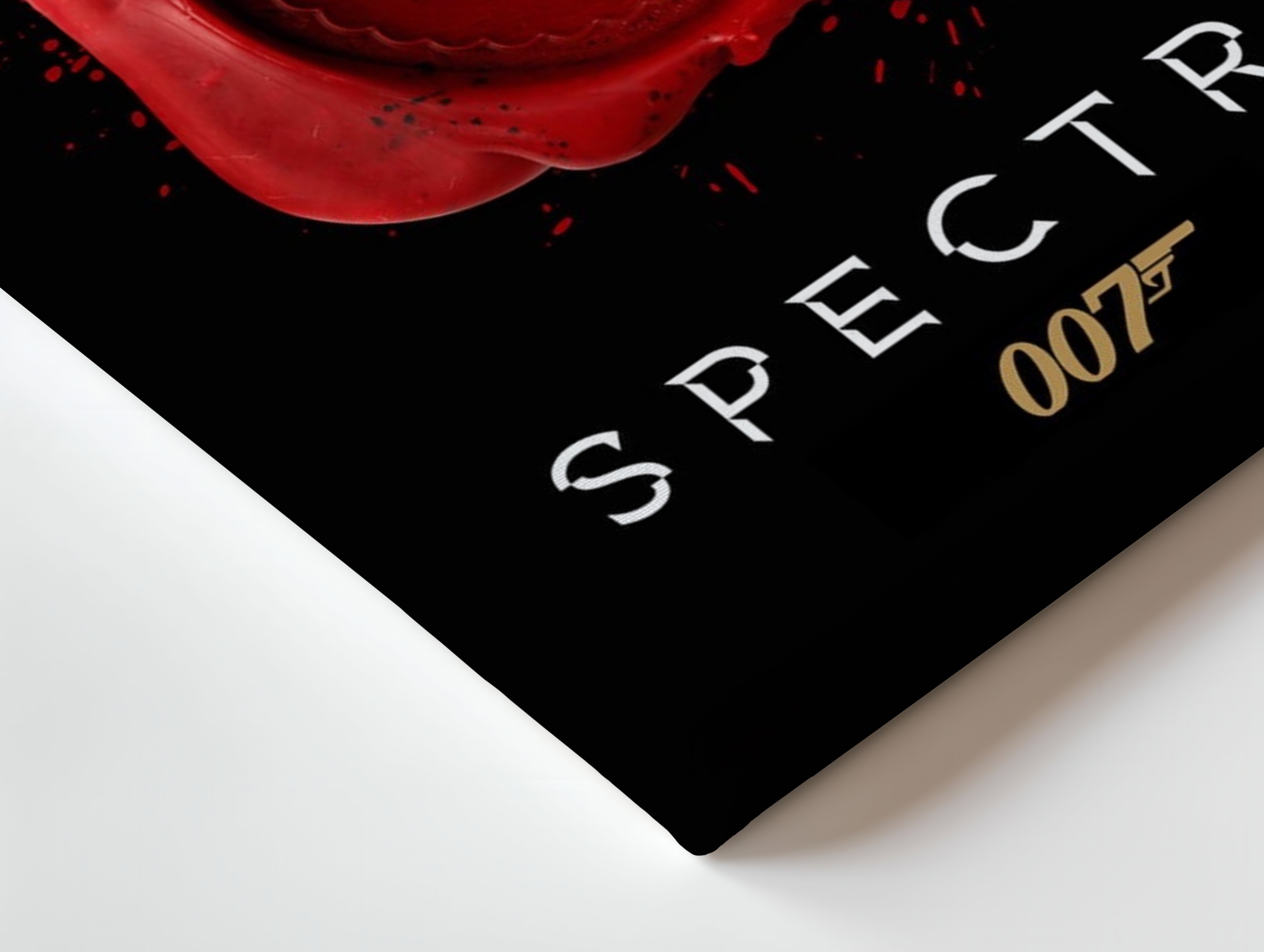 Spectre Code Red – Cinematic Spy Noir Art | 4K Ultra Wrap Frame Wall Art in Pakistan | IBRELIA™