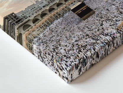 Kaaba Tawaf Serenity Art – Makkah Haram Sunset Wall Art | 4K Ultra Wrap Frame Wall Art in Pakistan | IBRELIA™ IBRELIA