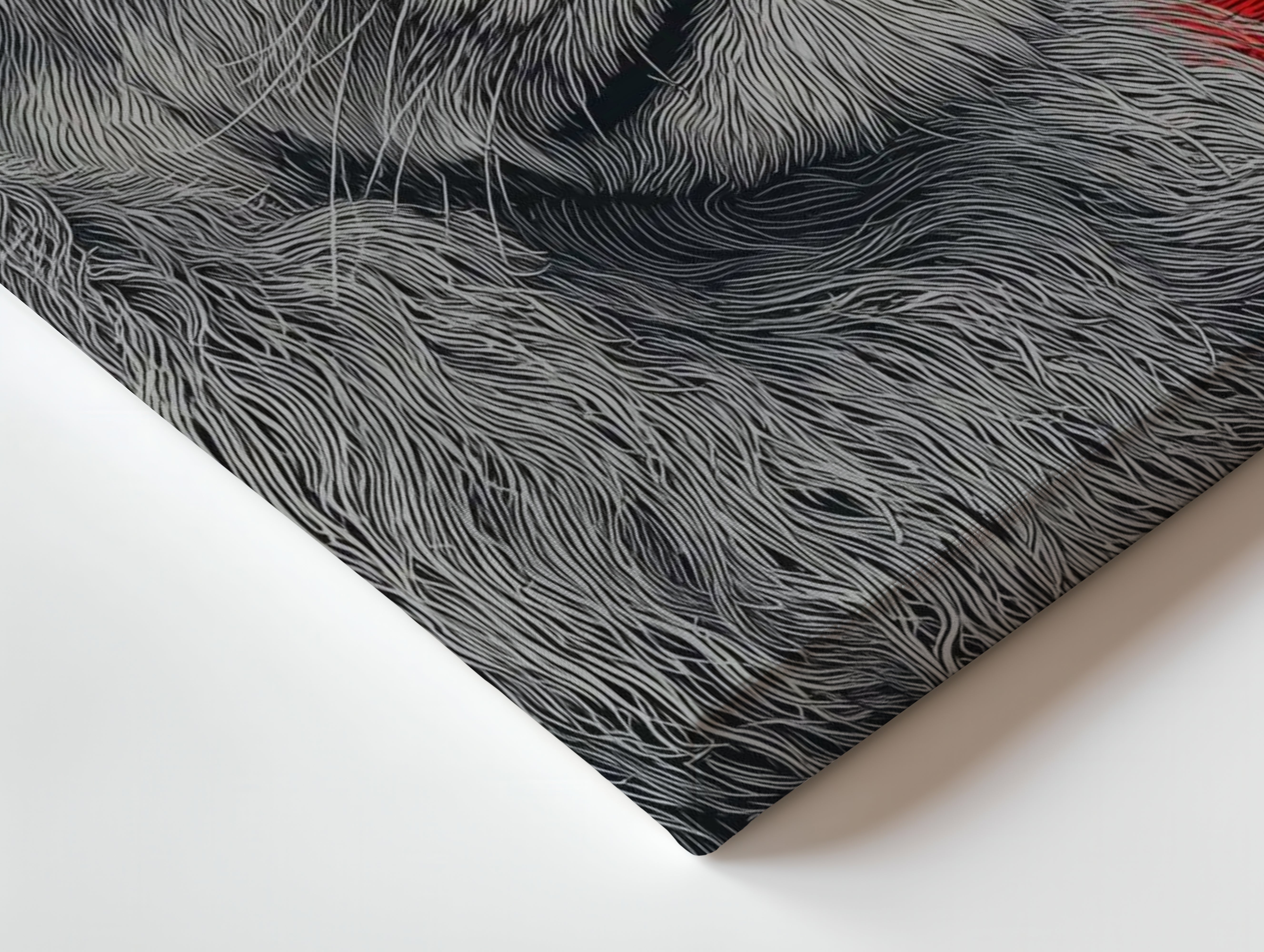 Cool Lion Pop Art with Red Glasses – 4K Ultra Wrap Frame Wall Art in Pakistan | IBRELIA™