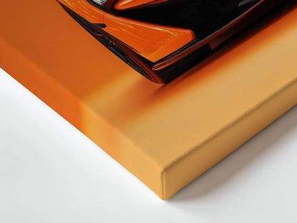 McLaren P1 Orange Power Art – Hypercar Minimal Luxury Wall Art | 4K Ultra Wrap Frame Wall Art in Pakistan | IBRELIA™ IBRELIA