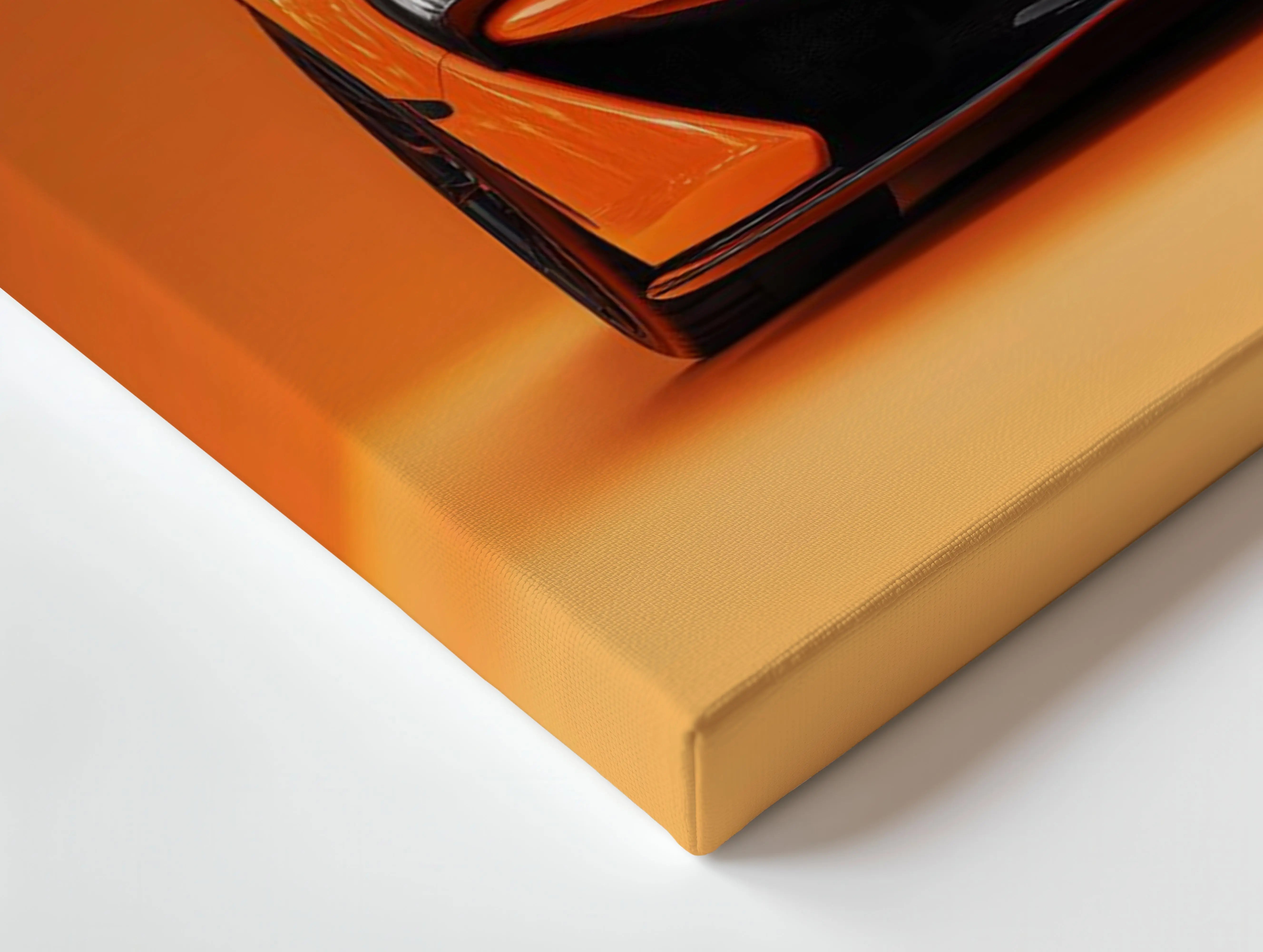 McLaren P1 Orange Power Art – Hypercar Minimal Luxury Wall Art | 4K Ultra Wrap Frame Wall Art in Pakistan | IBRELIA™ IBRELIA