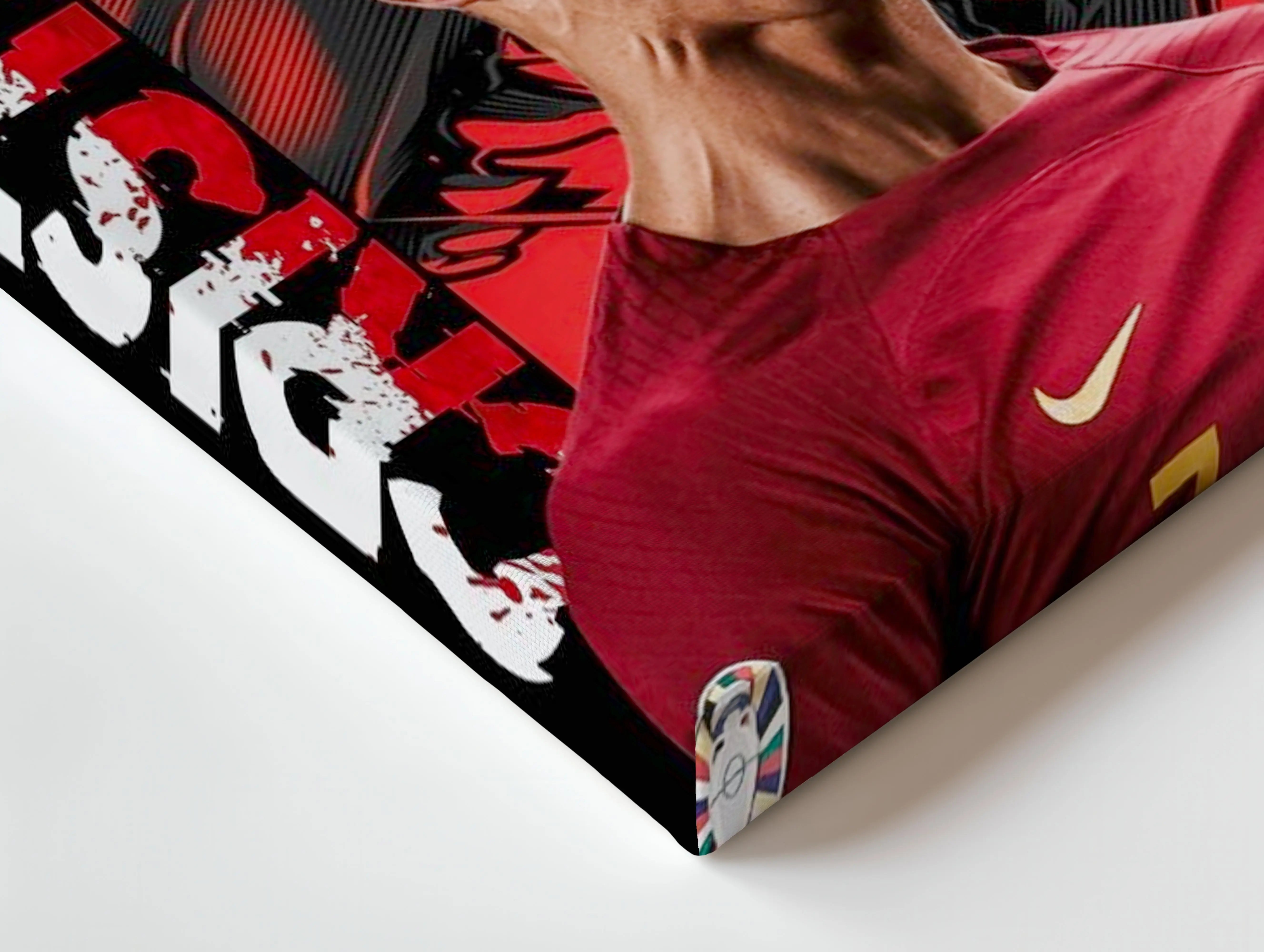Cristiano Ronaldo Beast Mode Wall Art – CR7 Football Canvas Frame | Ronaldo Portugal Poster Pakistan | IBRELIA™ IBRELIA