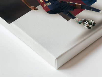 Lamine Yamal FC Barcelona Rising Star Art – 4K Ultra Wrap Frame Wall Art in Pakistan | IBRELIA™