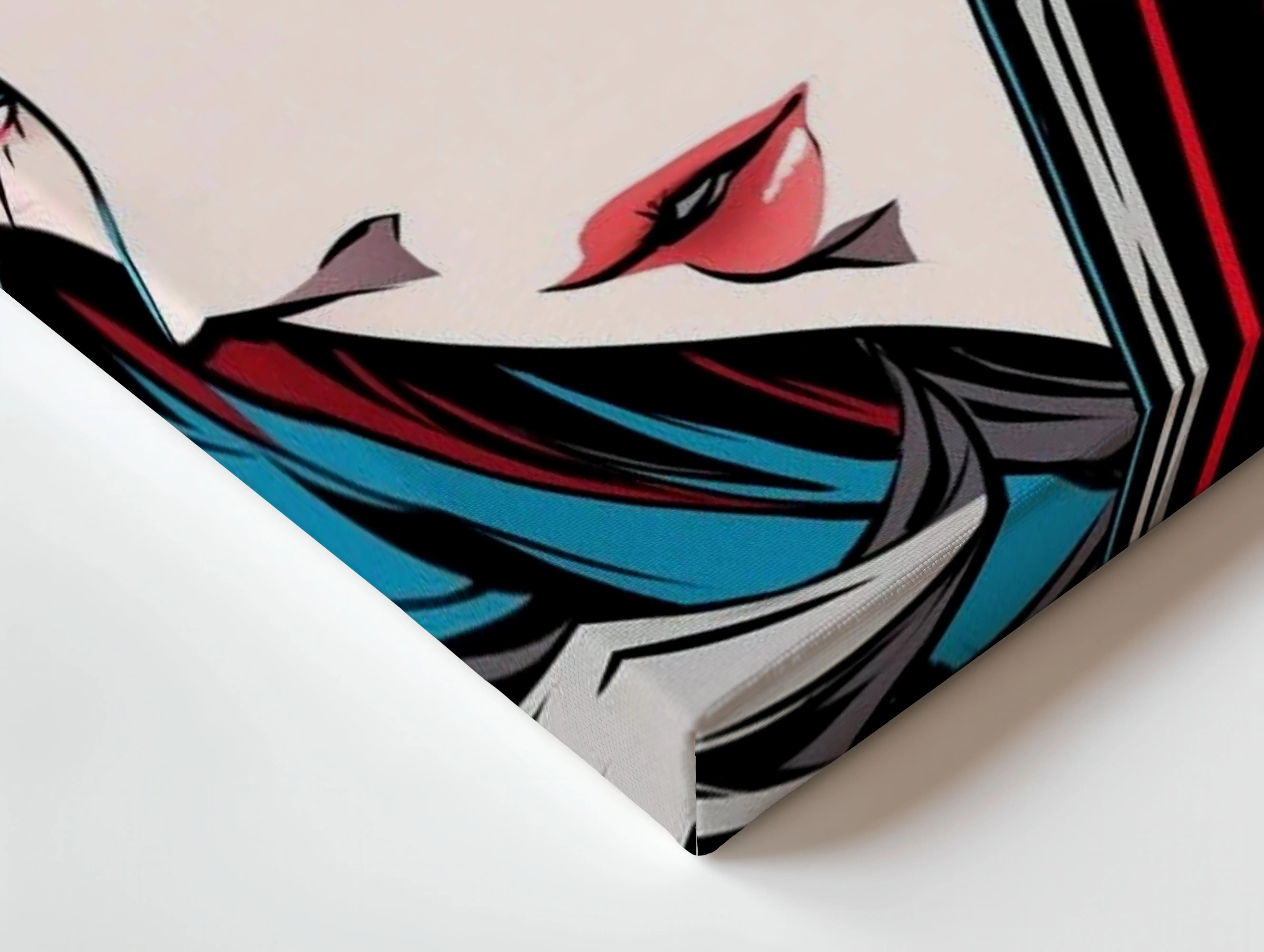 Anime Girl Portrait Wall Art – Aesthetic Anime Canvas Frame | Modern Anime Poster Pakistan | IBRELIA™ IBRELIA