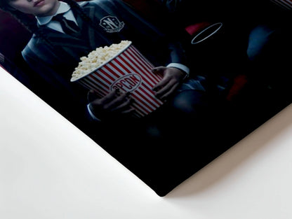 Horror Movie Icons Cinema Wall Art – Ghostface Pennywise Freddy Canvas Frame | Dark Pop Culture Poster Pakistan | IBRELIA™ IBRELIA
