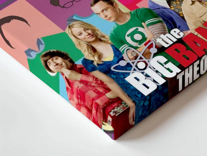 The Big Bang Theory Wall Art – Sitcom Characters Canvas Frame | Pop Culture Poster Pakistan | IBRELIA™ IBRELIA