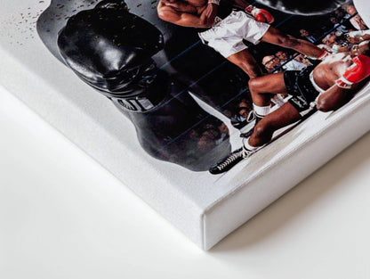 Muhammad Ali Motivation Wall Art – “It’s Not Over Until I Win” Canvas Frame | Boxing Quote Poster Pakistan | IBRELIA™ IBRELIA