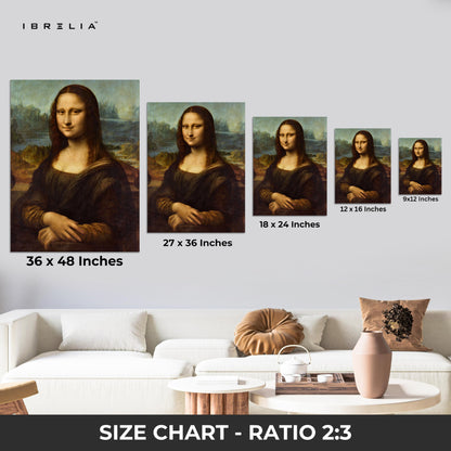 Mona Lisa Renaissance Noir Art – Timeless Classic Wall Art | 4K Ultra Wrap Frame Wall Art in Pakistan | IBRELIA™