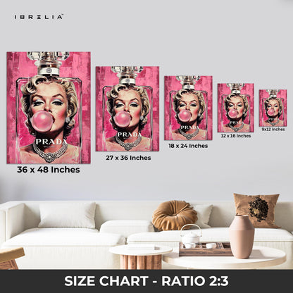 Bubble Glam Icon Art – 4K Ultra Wrap Frame Wall Art in Pakistan | IBRELIA™