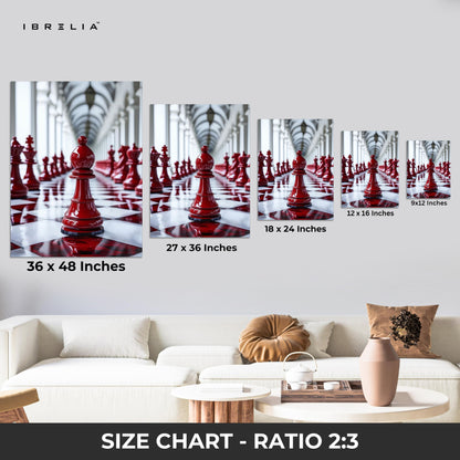 Red Queen Strategy Art – 4K Ultra Wrap Frame Wall Art in Pakistan | IBRELIA™