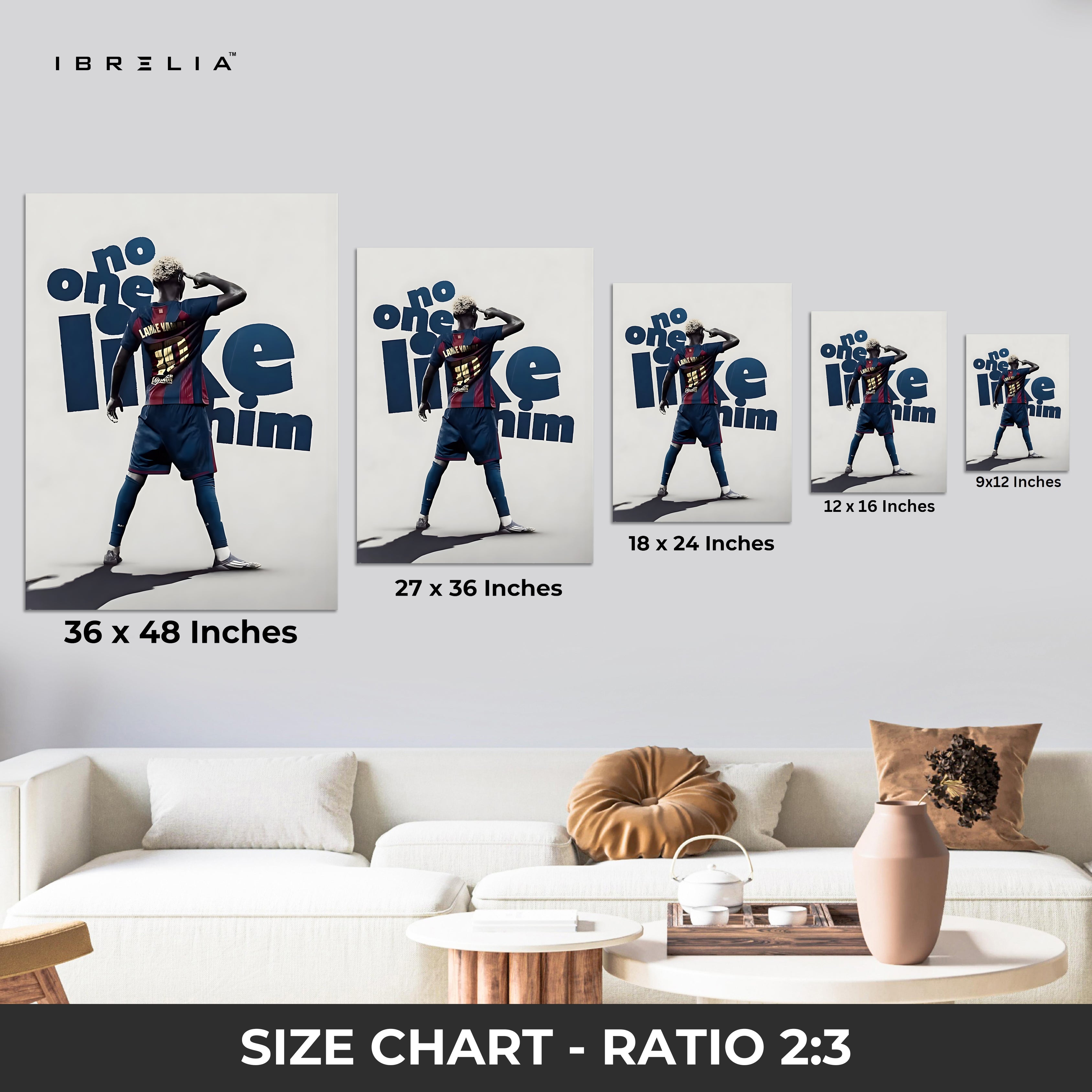 Lamine Yamal “Oh No I’m Him” Statement Art – 4K Ultra Wrap Frame Wall Art in Pakistan | IBRELIA™