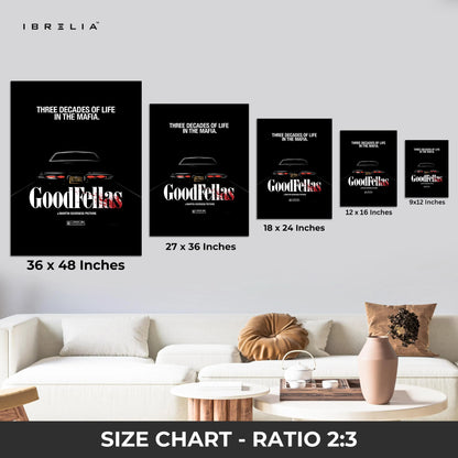 Goodfellas – Three Decades of Life 4K Ultra Wrap Frame Wall Art in Pakistan | IBRELIA™ IBRELIA