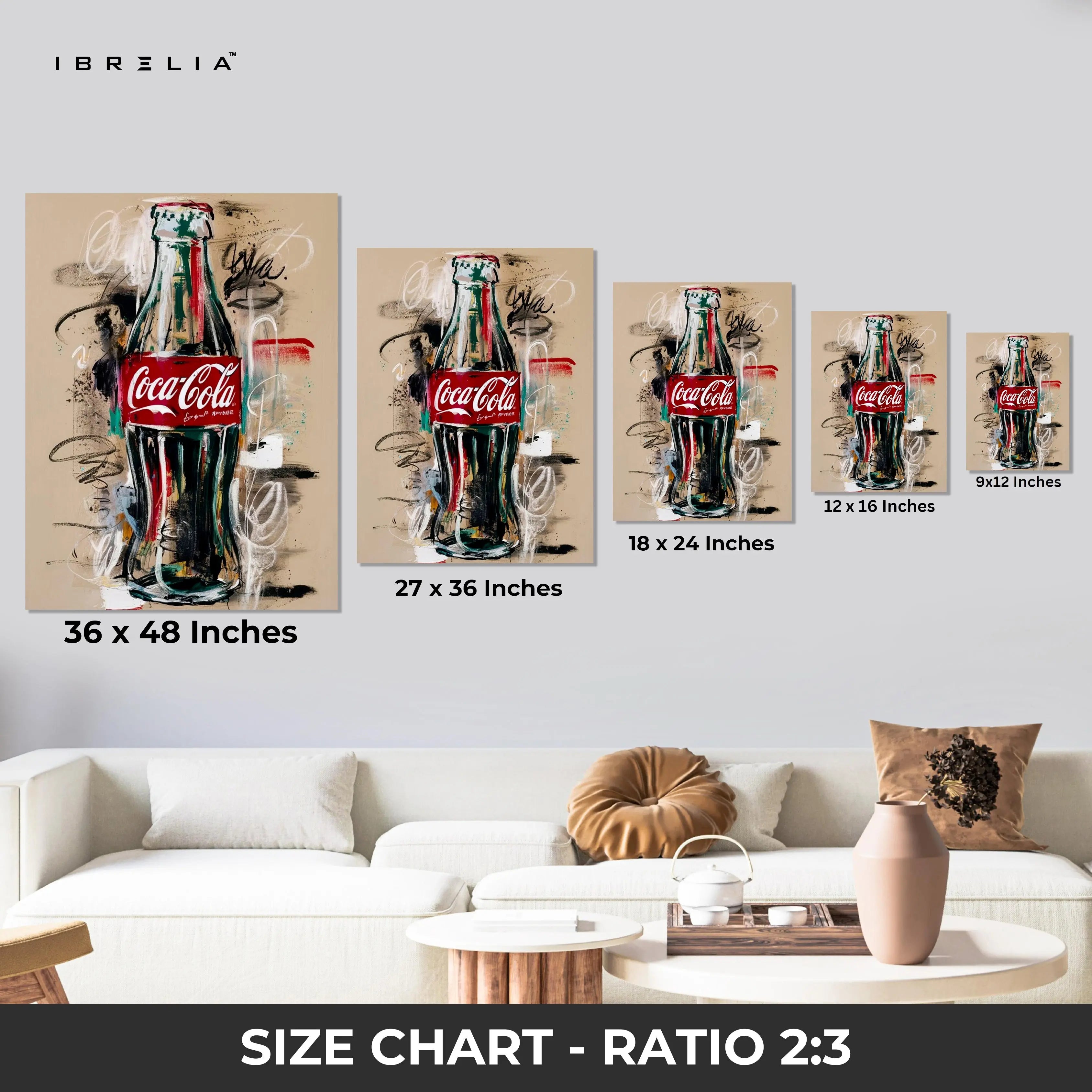 Coca-Cola Wall Art – Pop Art Canvas Pakistan | IBRELIA™