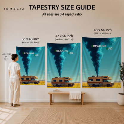 Breaking Bad RV Desert Wall Tapestry – Crystal Ship TV Series Room Decor