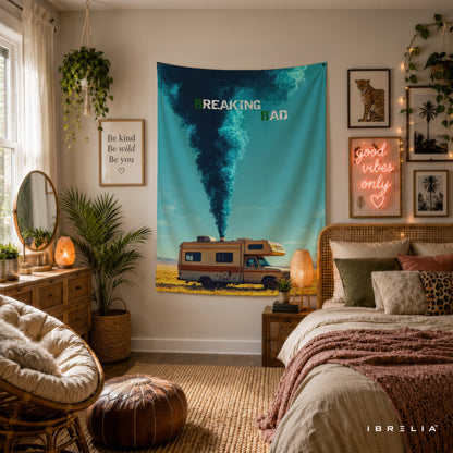 Breaking Bad RV Desert Wall Tapestry – Crystal Ship TV Series Room Decor