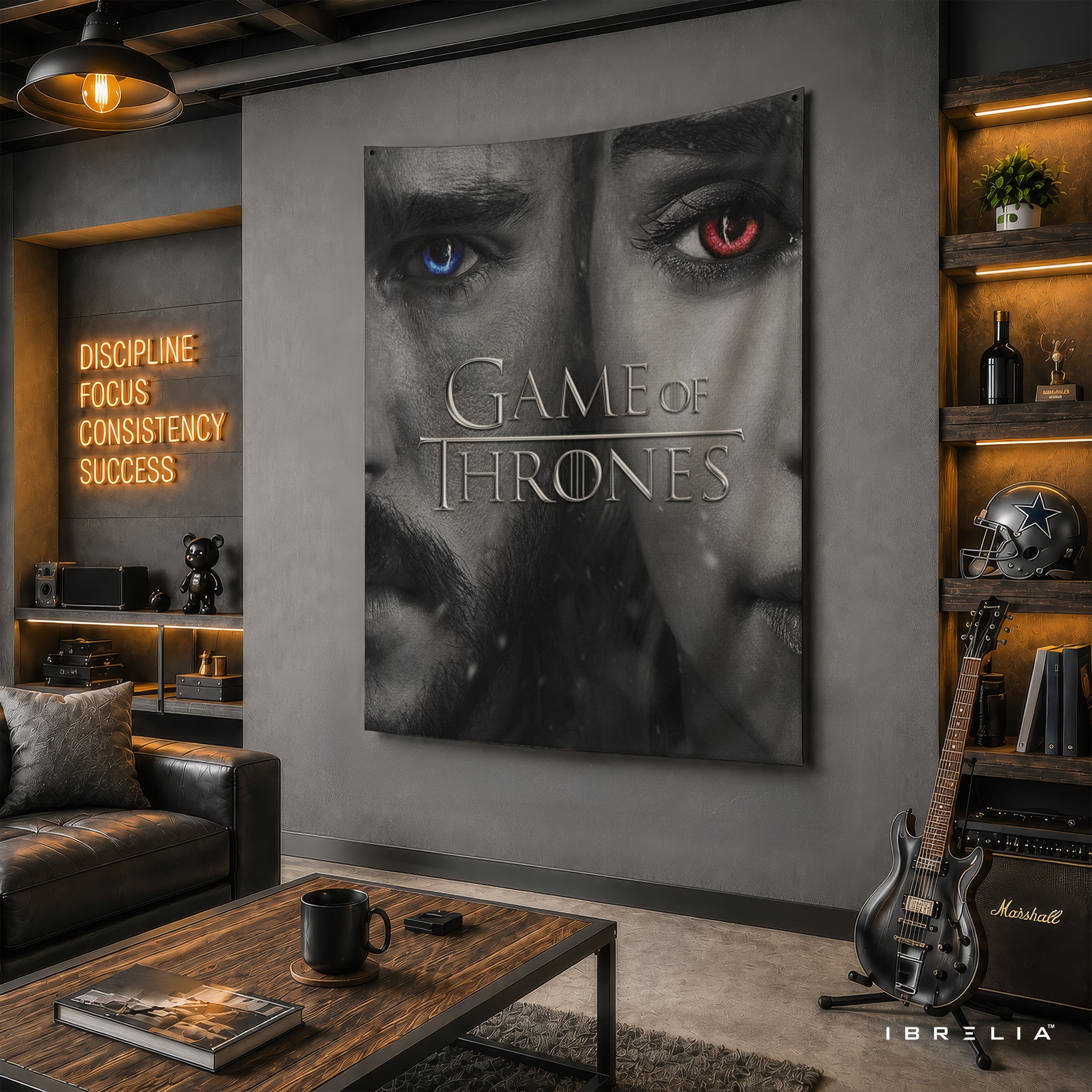 Game of Thrones Wall Tapestry | Premium Heavyweight Jute Fabric Wall Hanging
