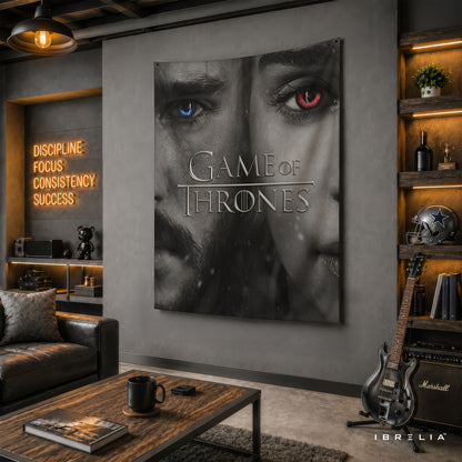 Game of Thrones Wall Tapestry | Premium Heavyweight Jute Fabric Wall Hanging